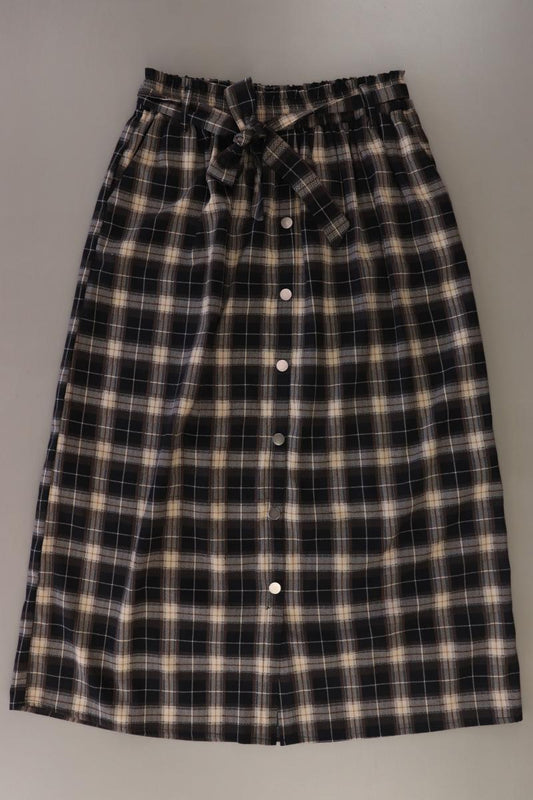 Kaffe Maxirock Gr. 38 kariert braun