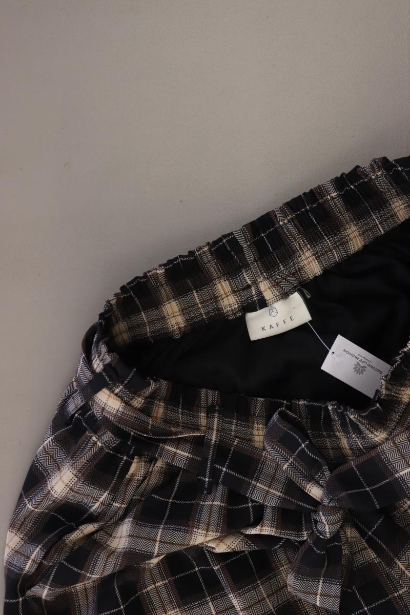 Kaffe Maxirock Gr. 38 kariert braun
