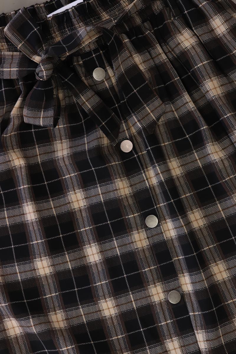 Kaffe Maxirock Gr. 38 kariert braun