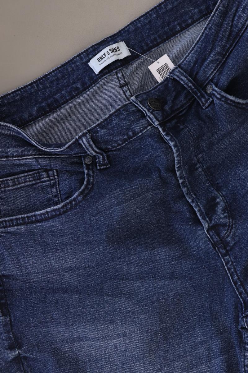 ONLY & SONS Avi Beam Carrot Cropped Jeans für Herren Gr. W32/L30 blau