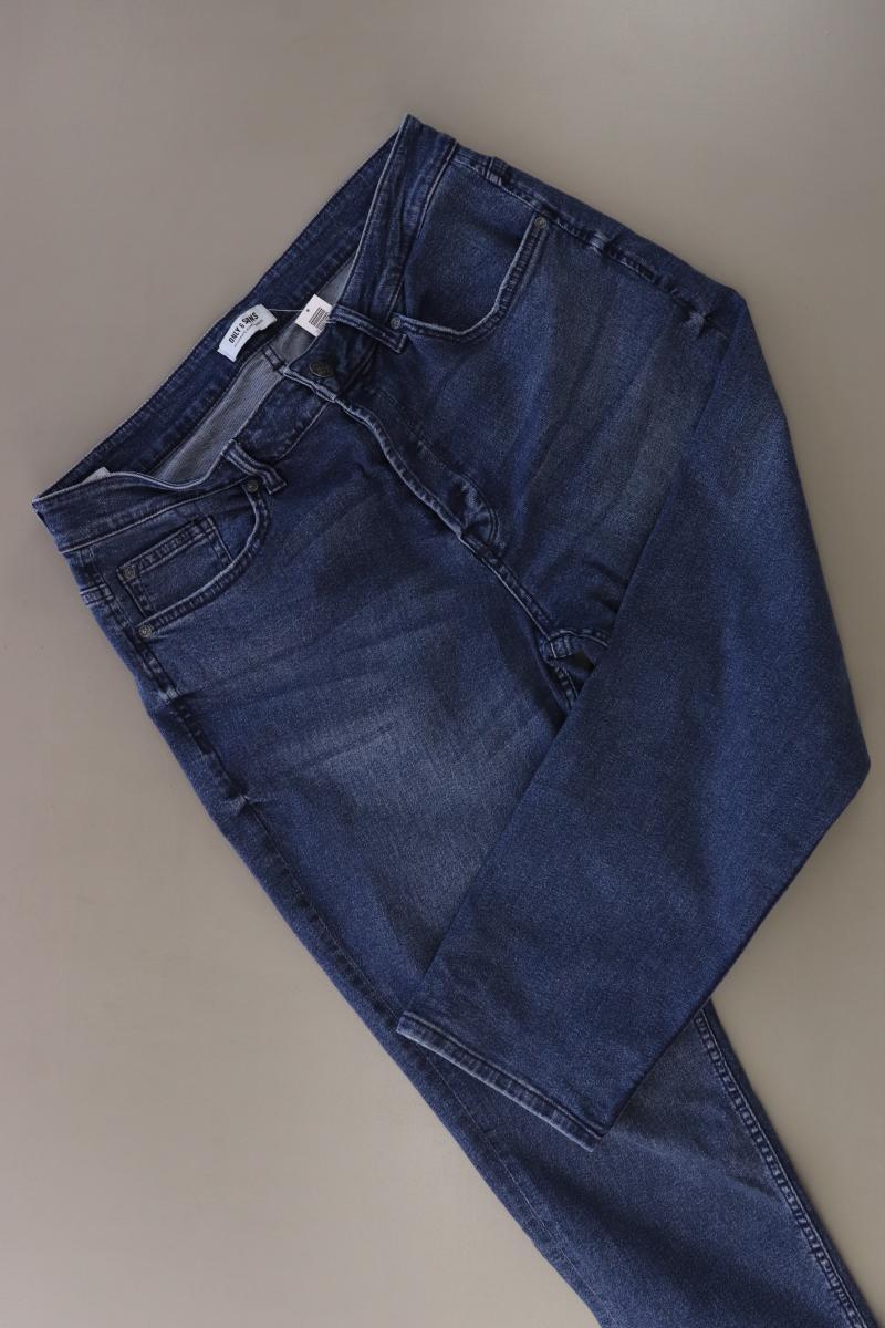 ONLY & SONS Avi Beam Carrot Cropped Jeans für Herren Gr. W32/L30 blau