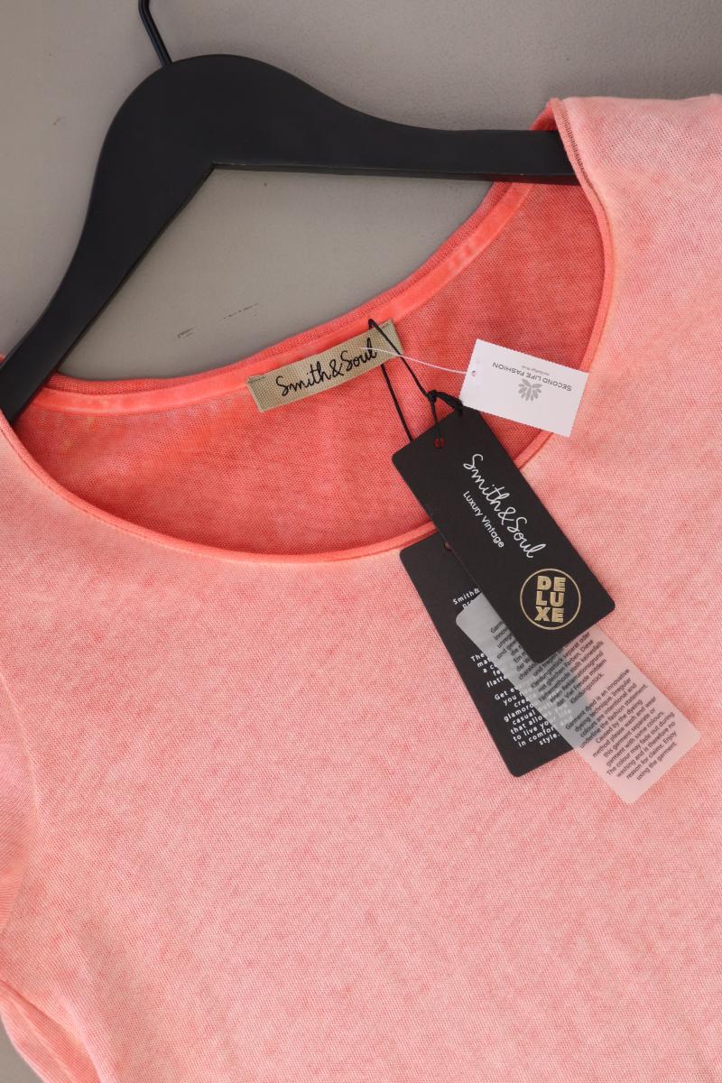 Smith & Soul T-Shirt Gr. S neu mit Etikett Kurzarm orange aus Baumwolle