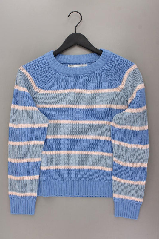Only Strickpullover Gr. L gestreift neuwertig blau