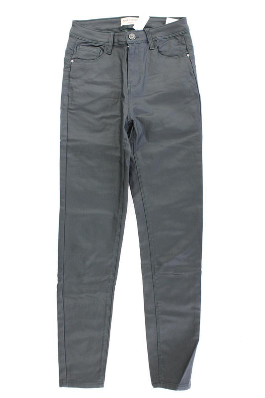 Nina Carter Kunstlederhose Gr. 36 olivgrün aus Polyester