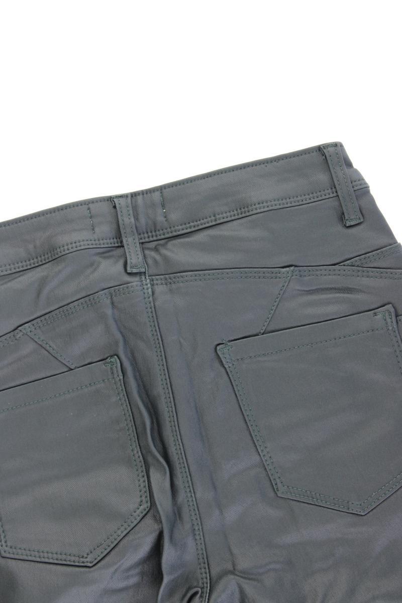 Nina Carter Kunstlederhose Gr. 36 olivgrün aus Polyester