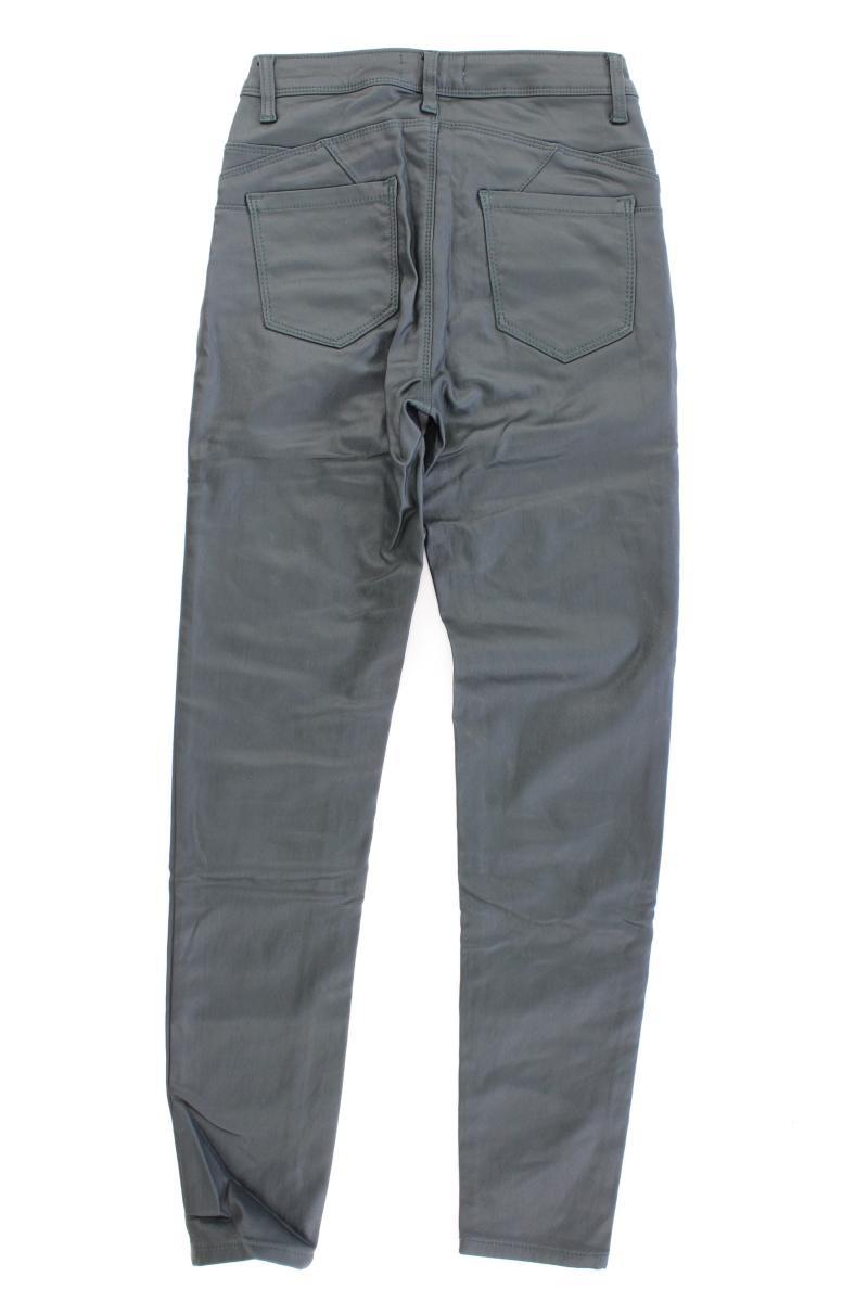 Nina Carter Kunstlederhose Gr. 36 olivgrün aus Polyester