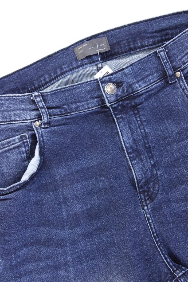 Zara Skinny Jeans für Herren Gr. US 46 (XXL) blau aus Baumwolle