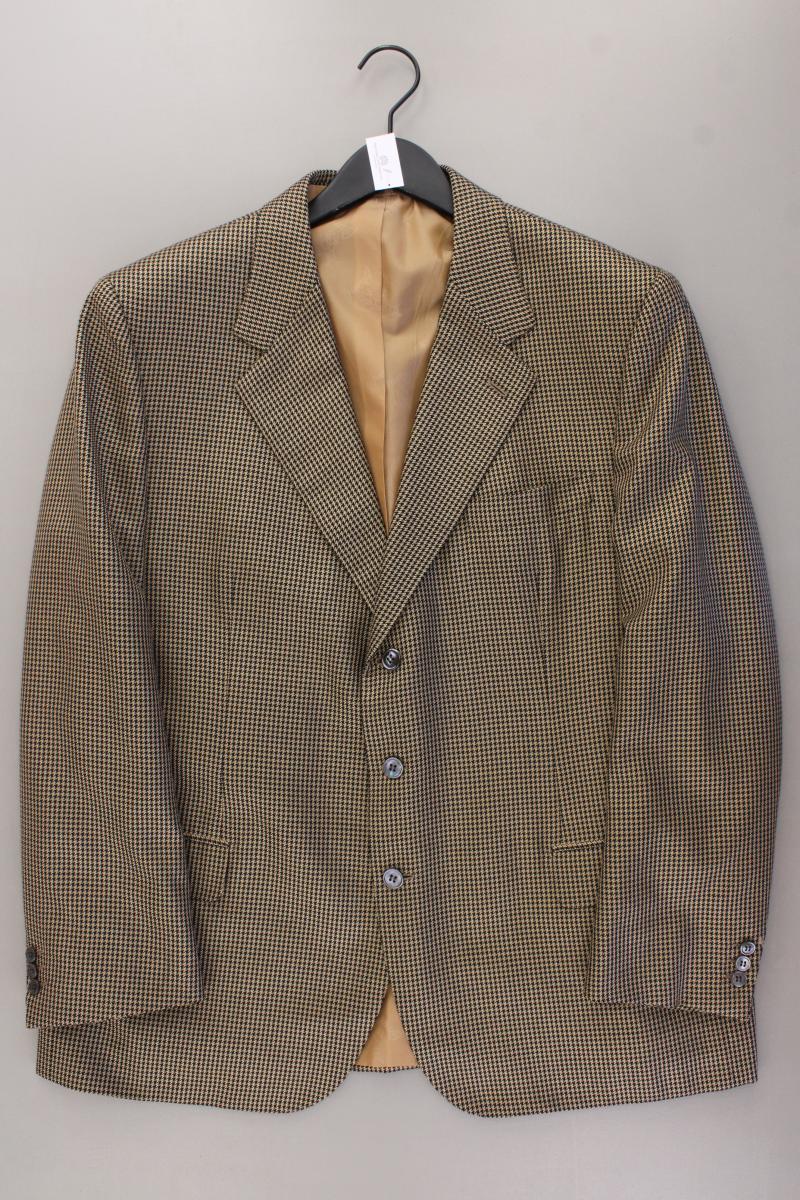 Brioni Longsakko für Herren Gr. Kurzgröße 28 hahnentritt braun aus Seide