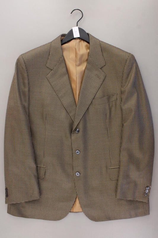 Brioni Longsakko für Herren Gr. Kurzgröße 28 hahnentritt braun aus Seide