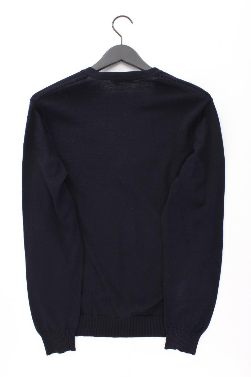 MAERZ München Strickjacke für Herren Gr. 52 Langarm blau aus Wolle