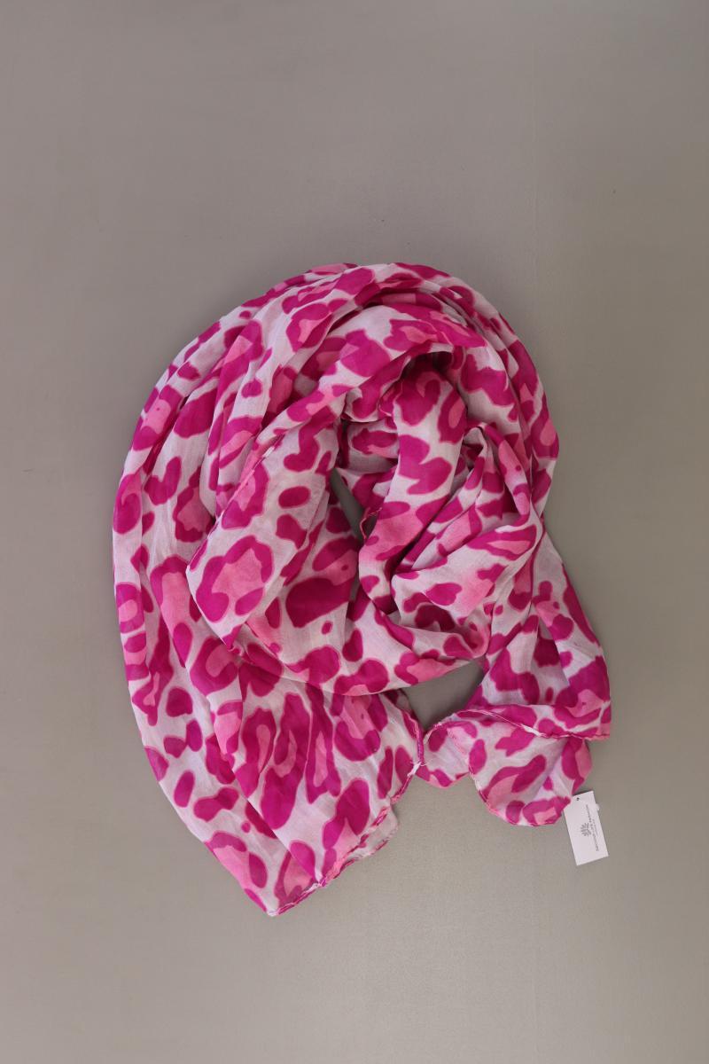 Schal mit Tierdruck pink