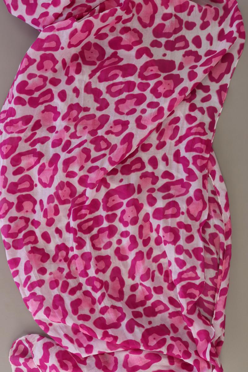 Schal mit Tierdruck pink