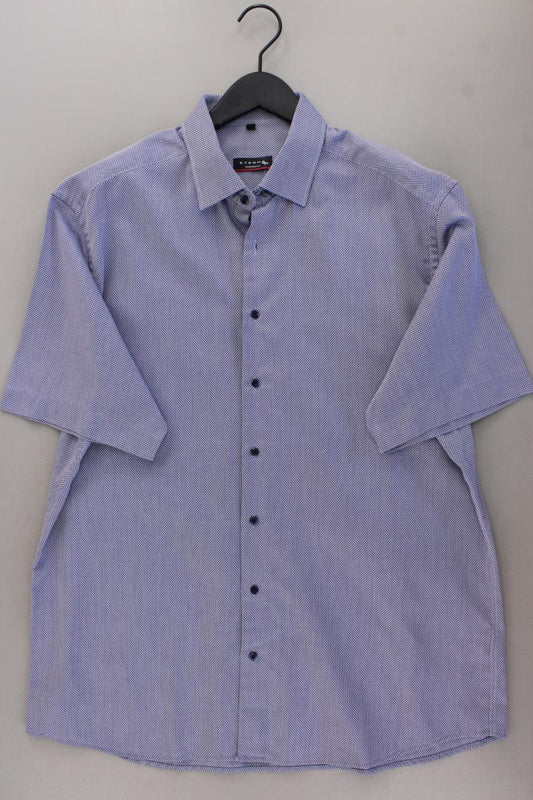 Eterna Kurzarmhemd für Herren Gr. Hemdgröße 43 neuwertig blau aus Baumwolle