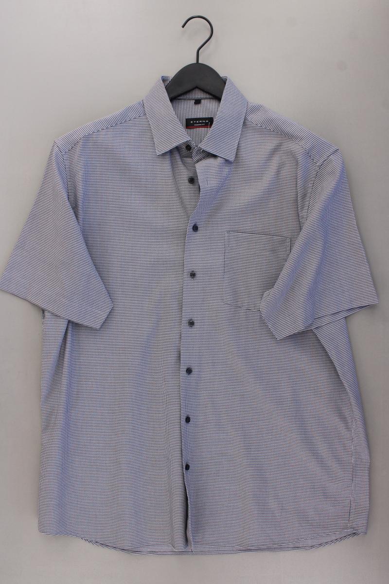 Eterna Kurzarmhemd für Herren Gr. Hemdgröße 43 neuwertig grau aus Baumwolle