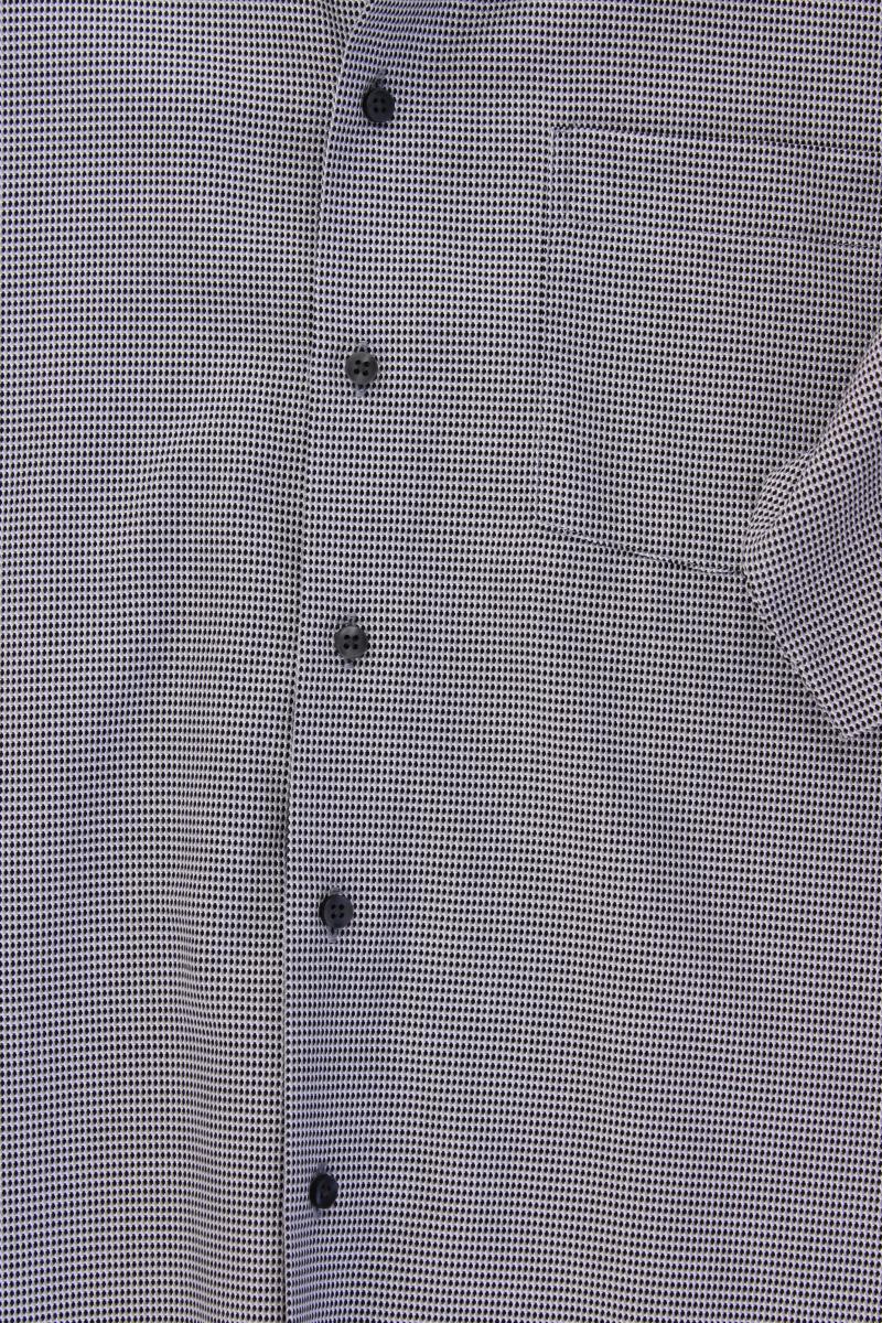 Eterna Kurzarmhemd für Herren Gr. Hemdgröße 43 neuwertig grau aus Baumwolle