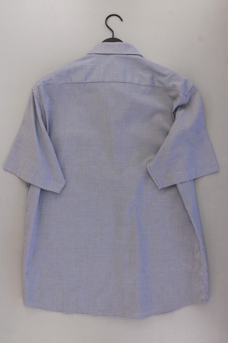 Eterna Kurzarmhemd für Herren Gr. Hemdgröße 43 neuwertig grau aus Baumwolle