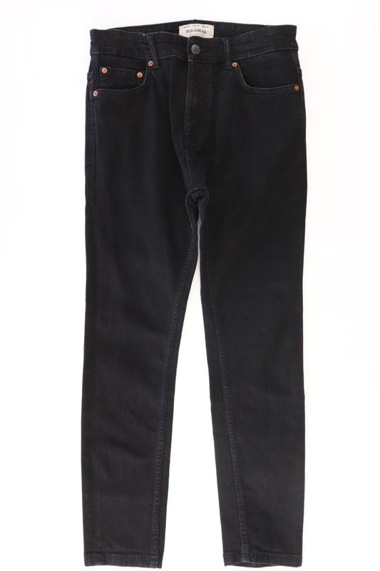 Pull&Bear Skinny Jeans Gr. 38 schwarz aus Baumwolle