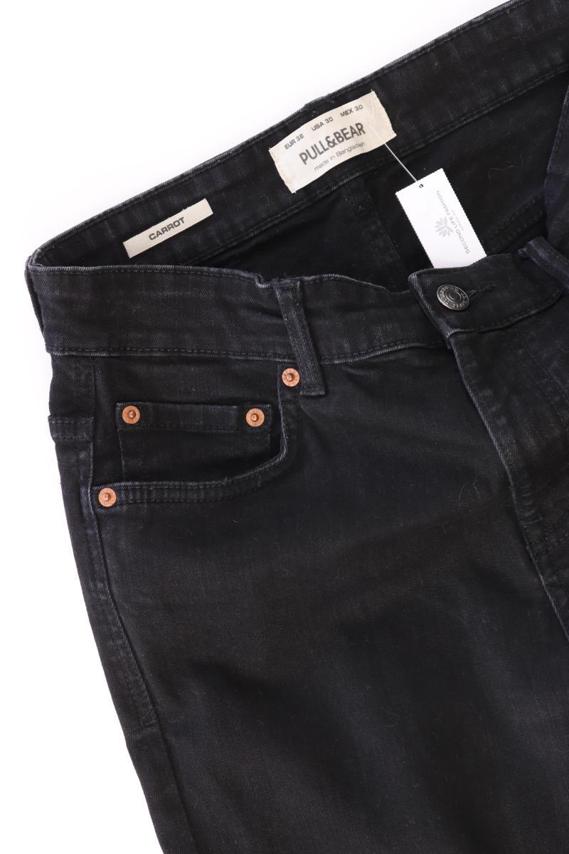 Pull&Bear Skinny Jeans Gr. 38 schwarz aus Baumwolle