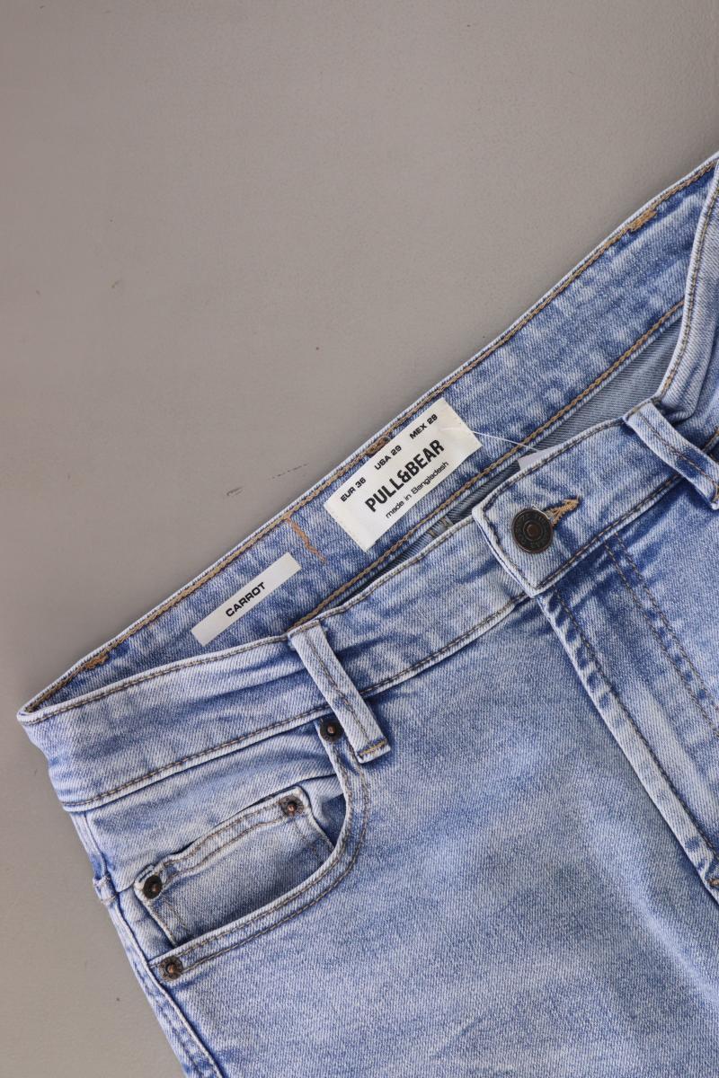Pull&Bear Skinny Jeans Gr. 36 blau aus Baumwolle