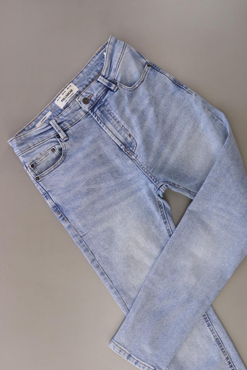 Pull&Bear Skinny Jeans Gr. 36 blau aus Baumwolle