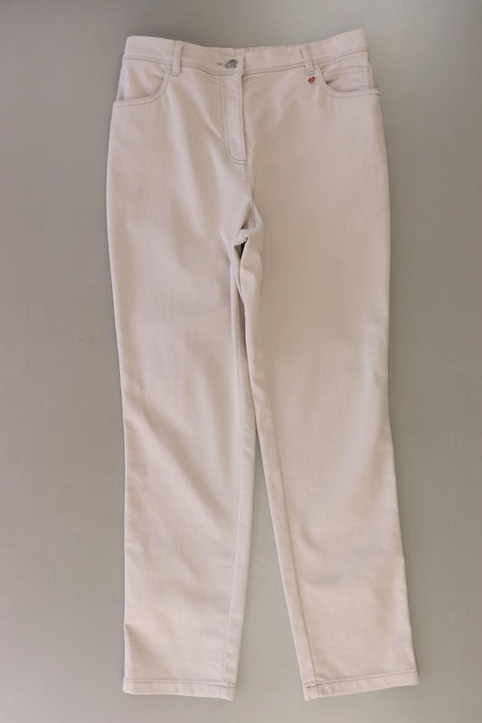 TONI Hose Gr. Kurzgröße 44 creme aus Baumwolle