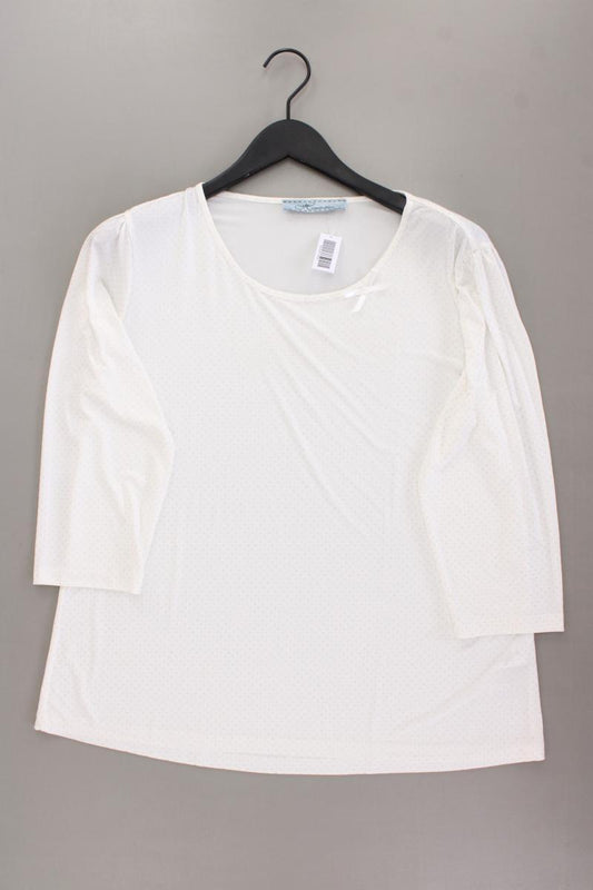 Himmelblau Classic Shirt Gr. 46 neuwertig 3/4 Ärmel creme aus Polyester