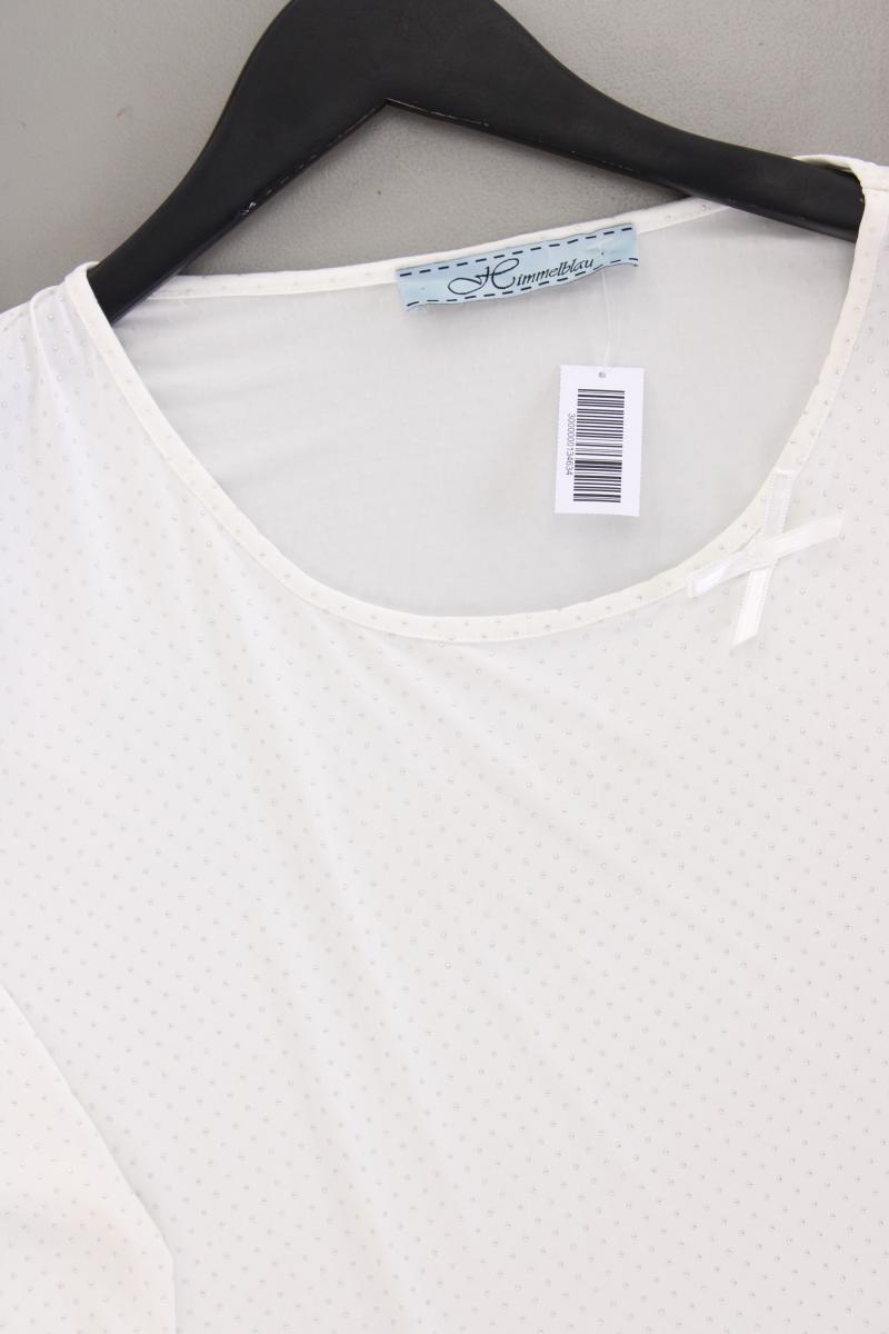 Himmelblau Classic Shirt Gr. 46 neuwertig 3/4 Ärmel creme aus Polyester
