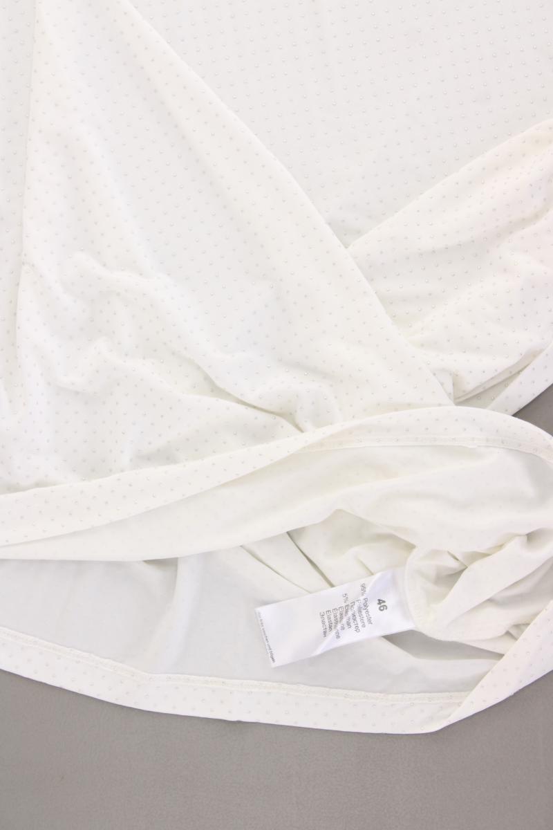 Himmelblau Classic Shirt Gr. 46 neuwertig 3/4 Ärmel creme aus Polyester
