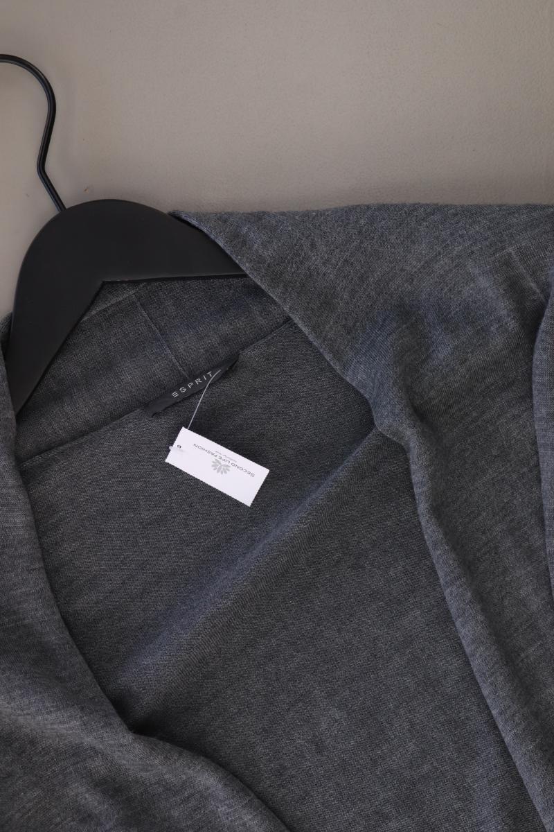 Esprit Strickjacke Gr. 38 Langarm grau aus Polyester