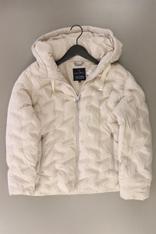 Lisa Tossa Kapuzenjacke Gr. 44 creme aus Polyester
