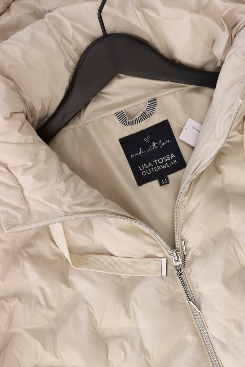 Lisa Tossa Kapuzenjacke Gr. 44 creme aus Polyester