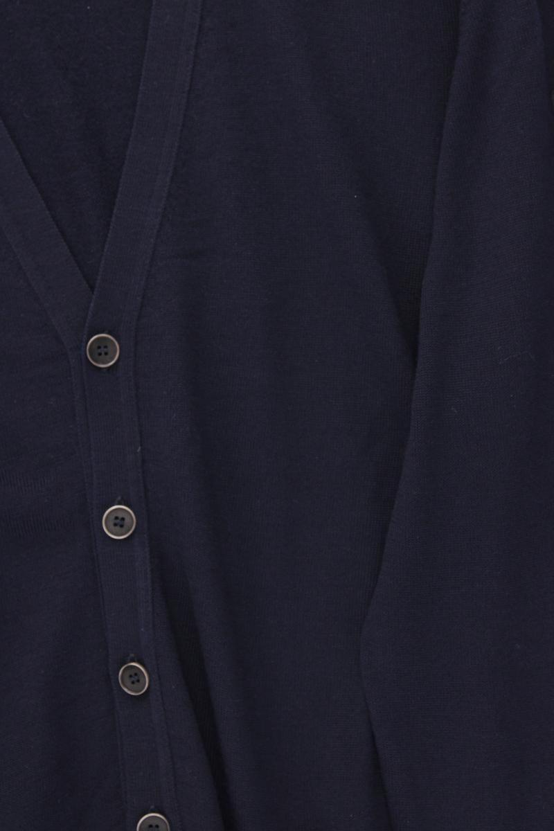 MAERZ München Strickjacke für Herren Gr. 56 Langarm blau