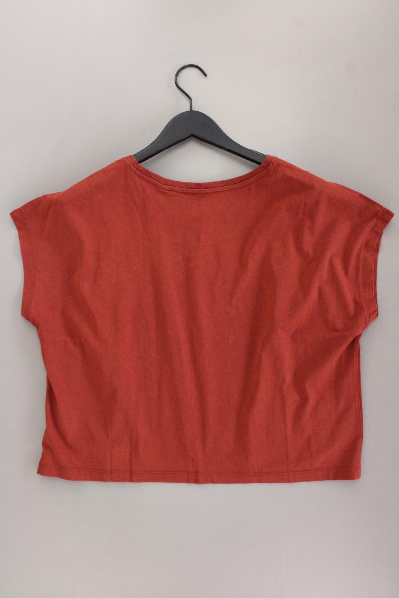 Esprit Cropped Shirt Gr. XXL Kurzarm orange aus Baumwolle