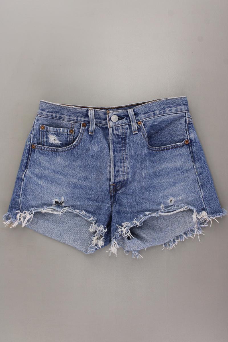 Levi's Jeansshorts Gr. W26 blau aus Baumwolle
