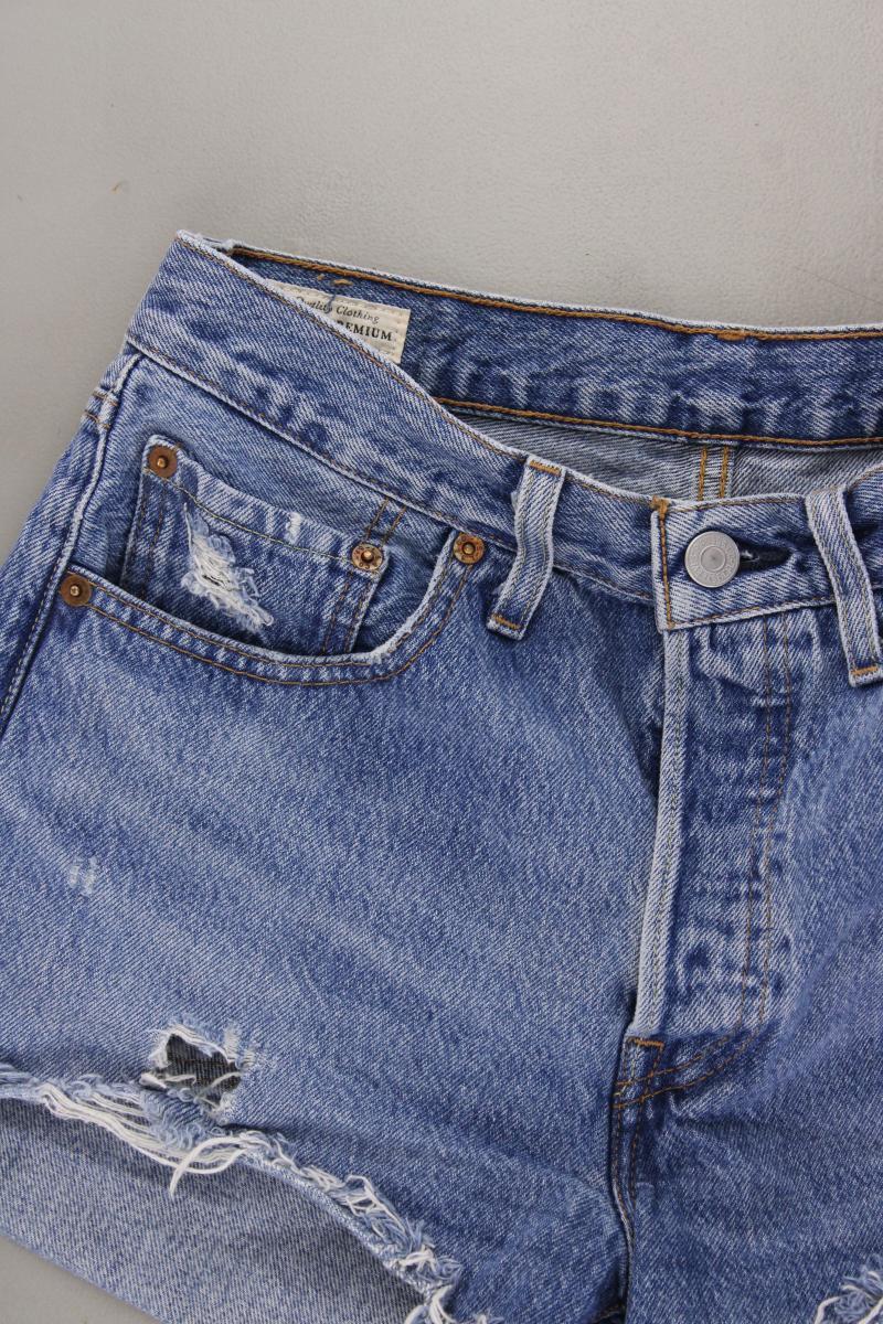 Levi's Jeansshorts Gr. W26 blau aus Baumwolle