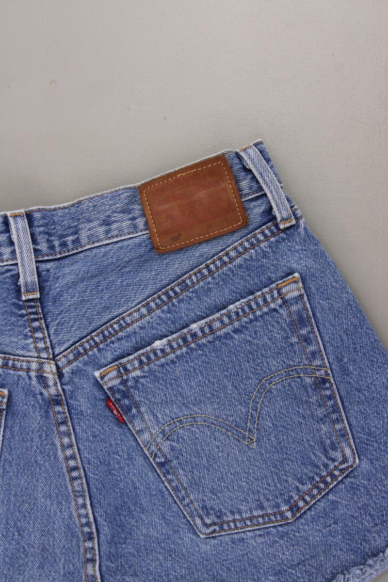 Levi's Jeansshorts Gr. W26 blau aus Baumwolle