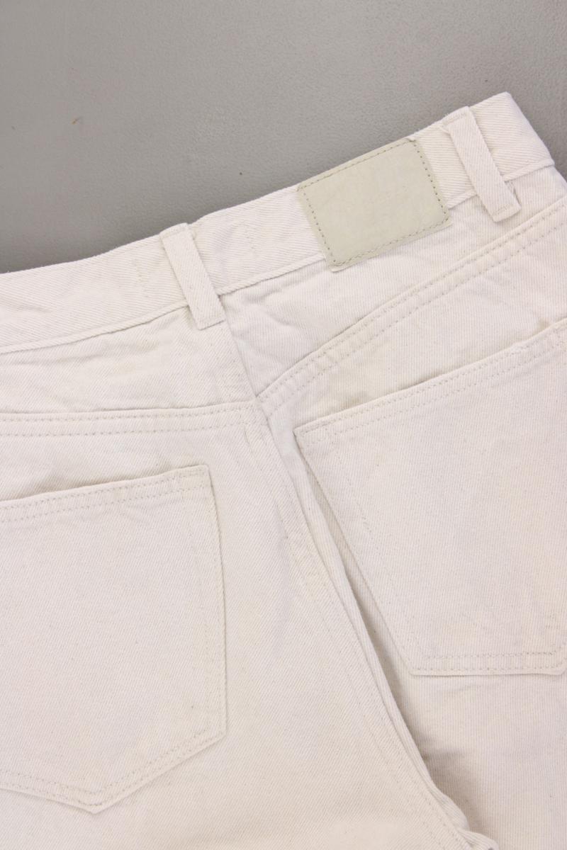 Pull&Bear Mom Jeans Gr. 36 creme aus Baumwolle