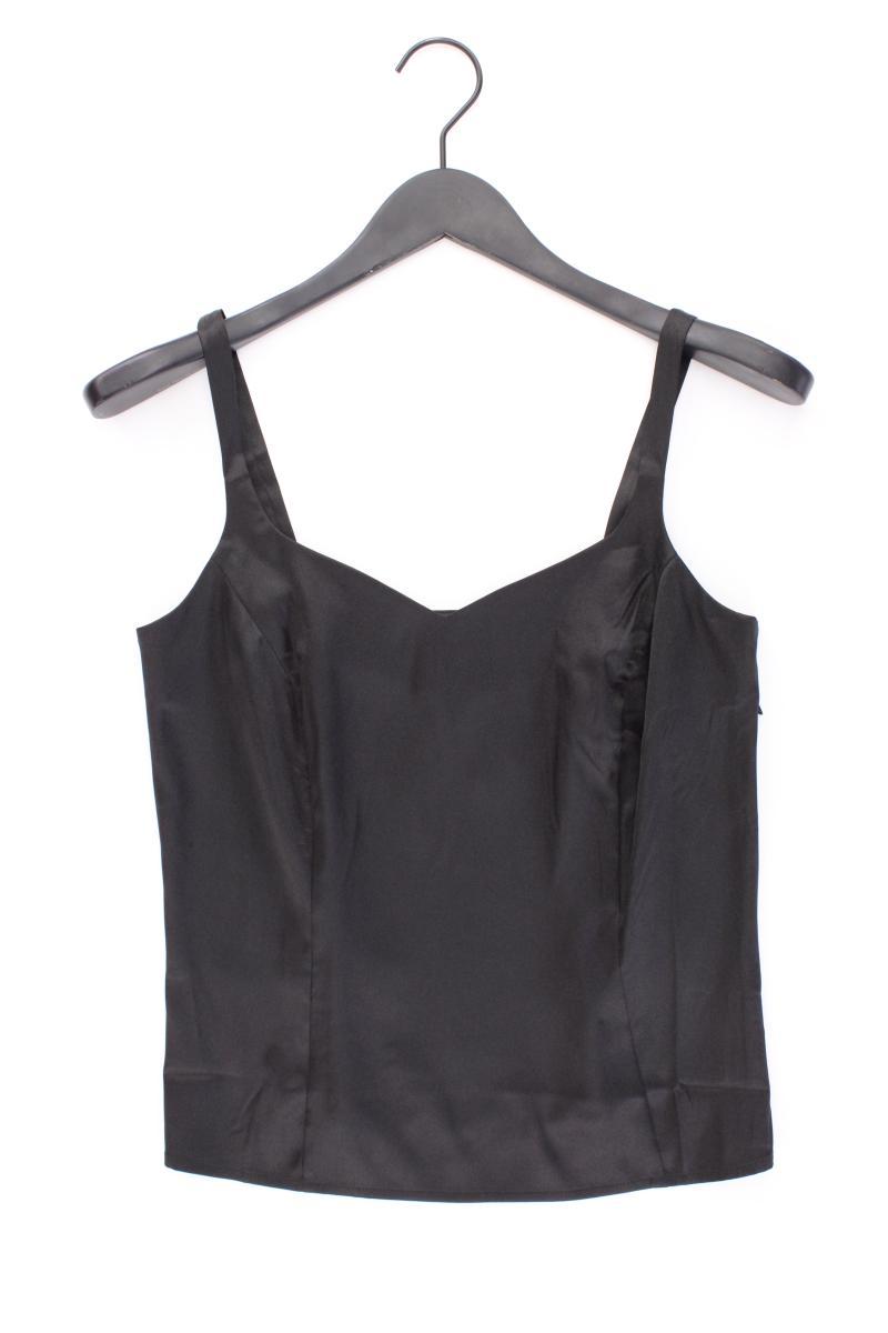 TOGETHER Vintage Satin Top Gr. 36 schwarz aus Polyester