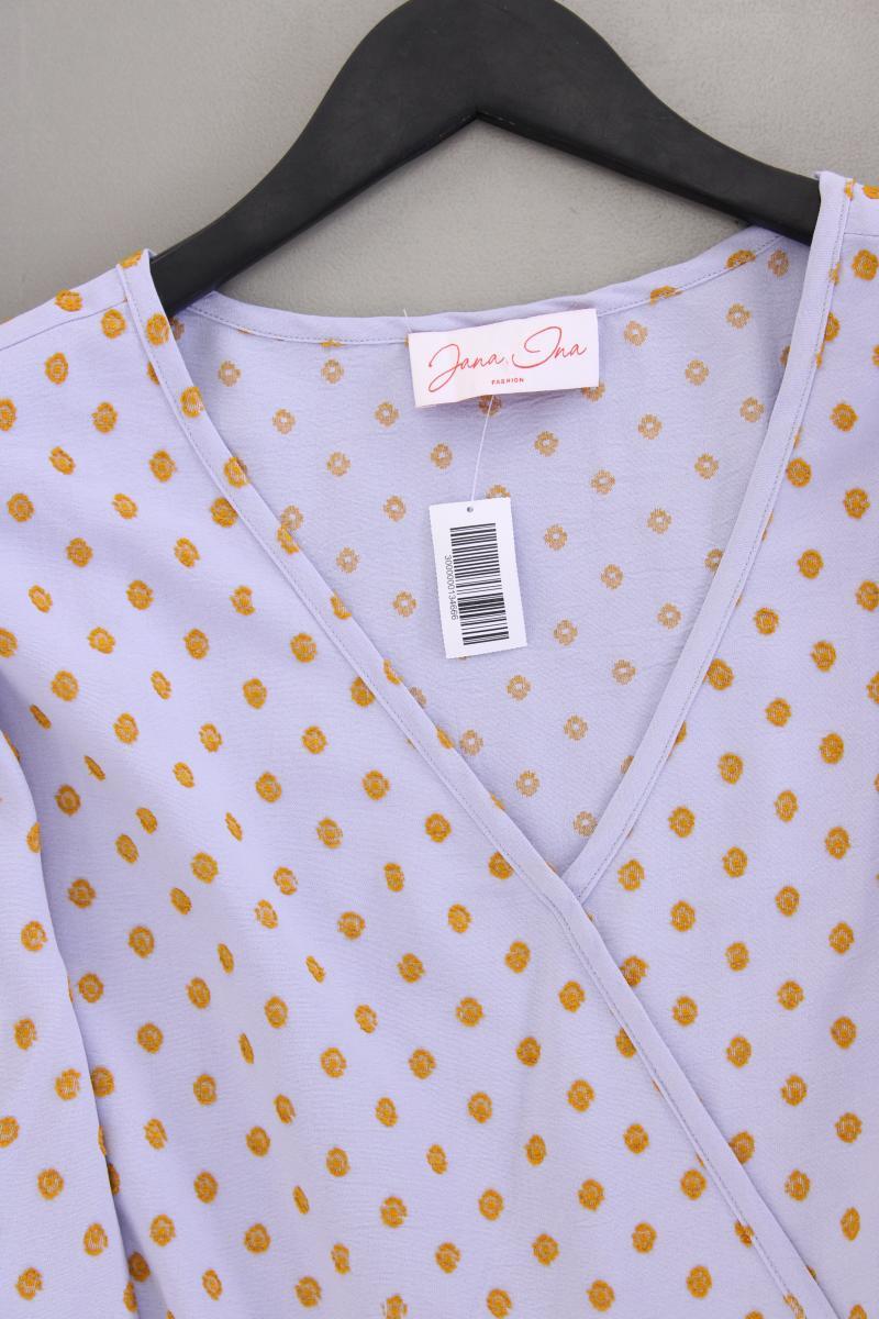 Jana Ina Fashion Classic Bluse Gr. 50 neuwertig 3/4 Ärmel lila aus Polyester