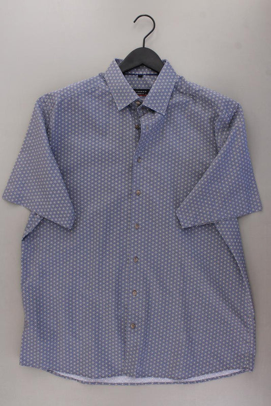 Eterna Kurzarmhemd für Herren Gr. Hemdgröße 43 neuwertig blau aus Baumwolle