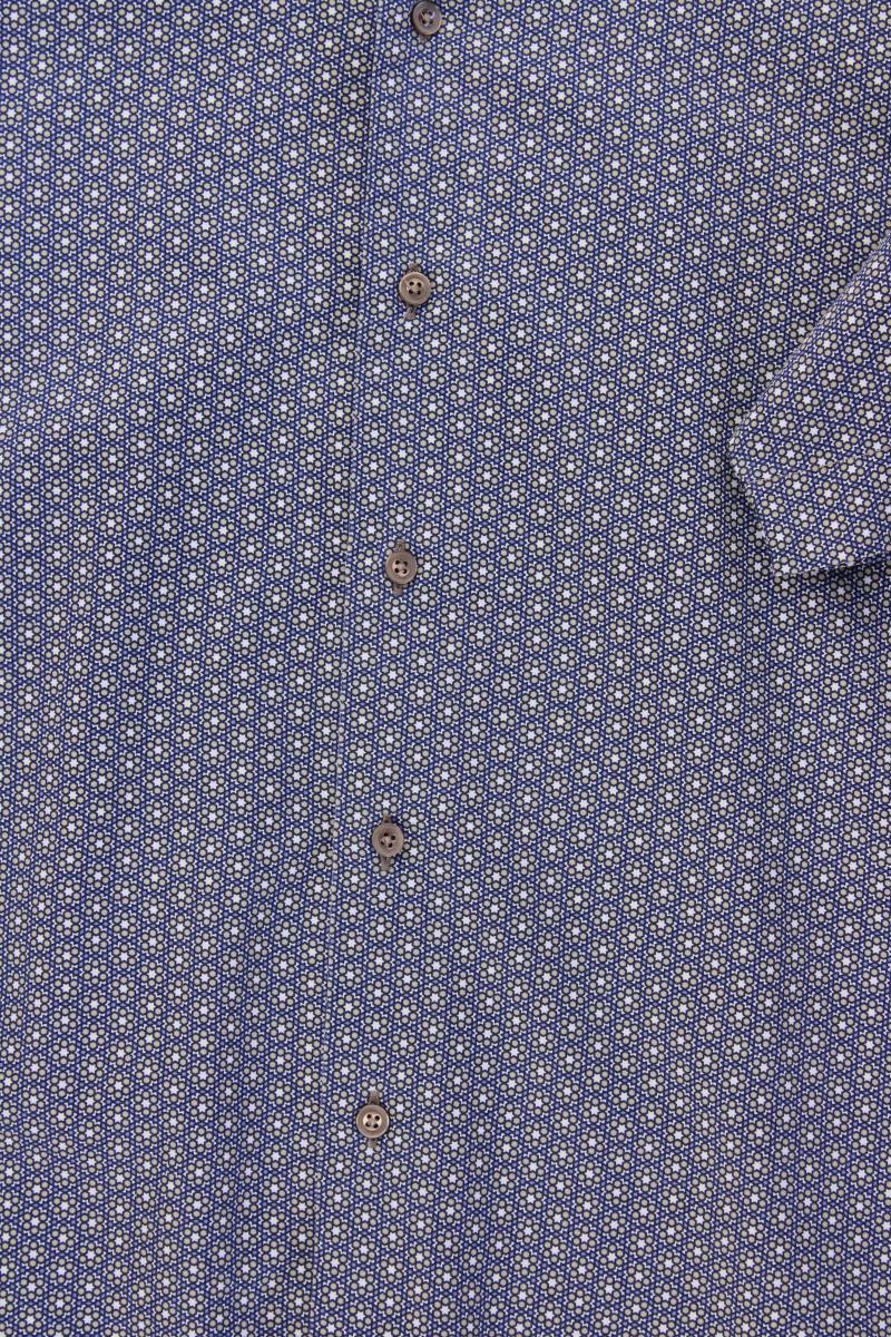 Eterna Kurzarmhemd für Herren Gr. Hemdgröße 43 neuwertig blau aus Baumwolle