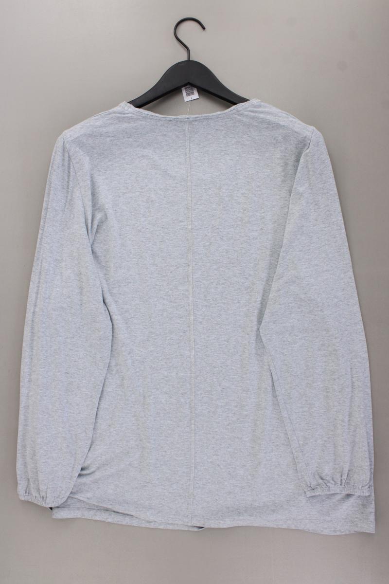 Gina Laura Longsleeve-Shirt Gr. XXL neuwertig Langarm grau aus Viskose
