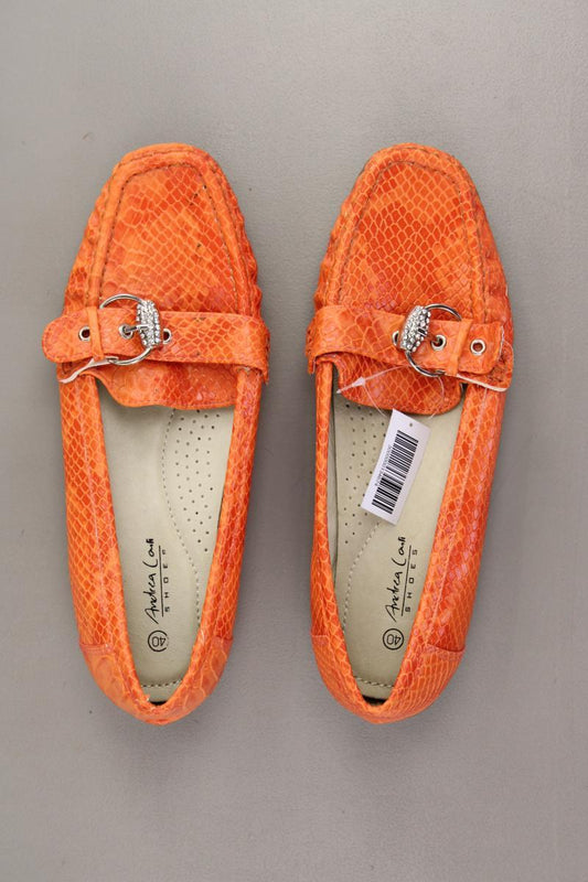 Andrea Conti Ballerinas Gr. 40 neuwertig orange aus Kunstleder