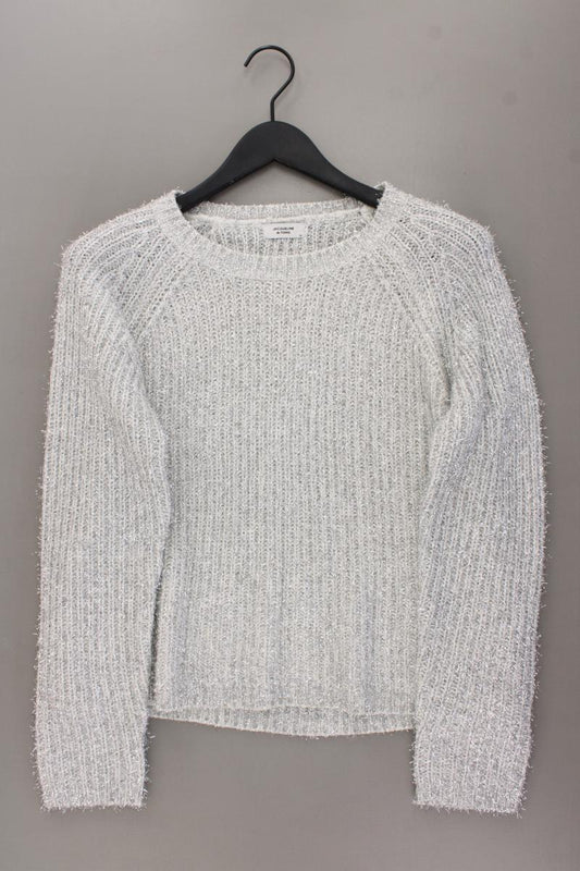 Jacqueline de Yong Grobstrickpullover Gr. M silber aus Polyacryl