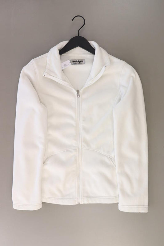 North Route Fleecejacke Gr. 40 Langarm weiß aus Polyester