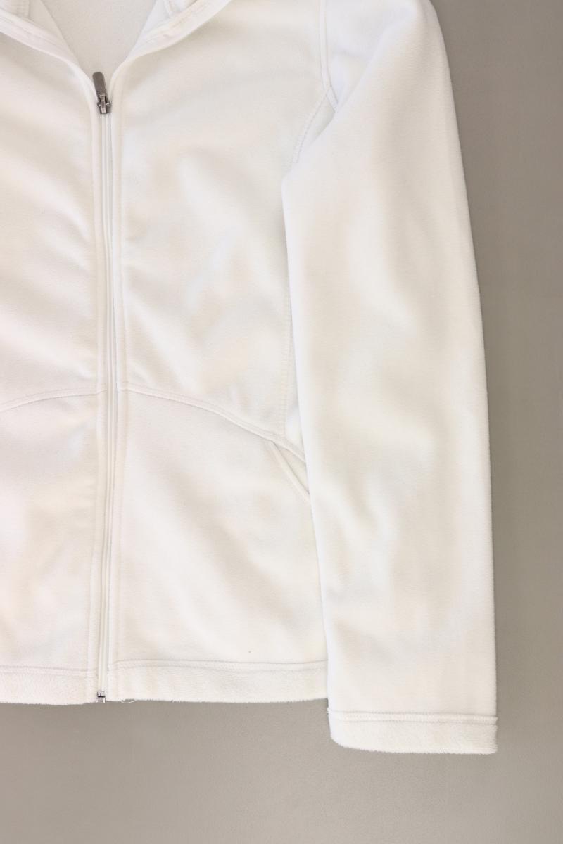 North Route Fleecejacke Gr. 40 Langarm weiß aus Polyester