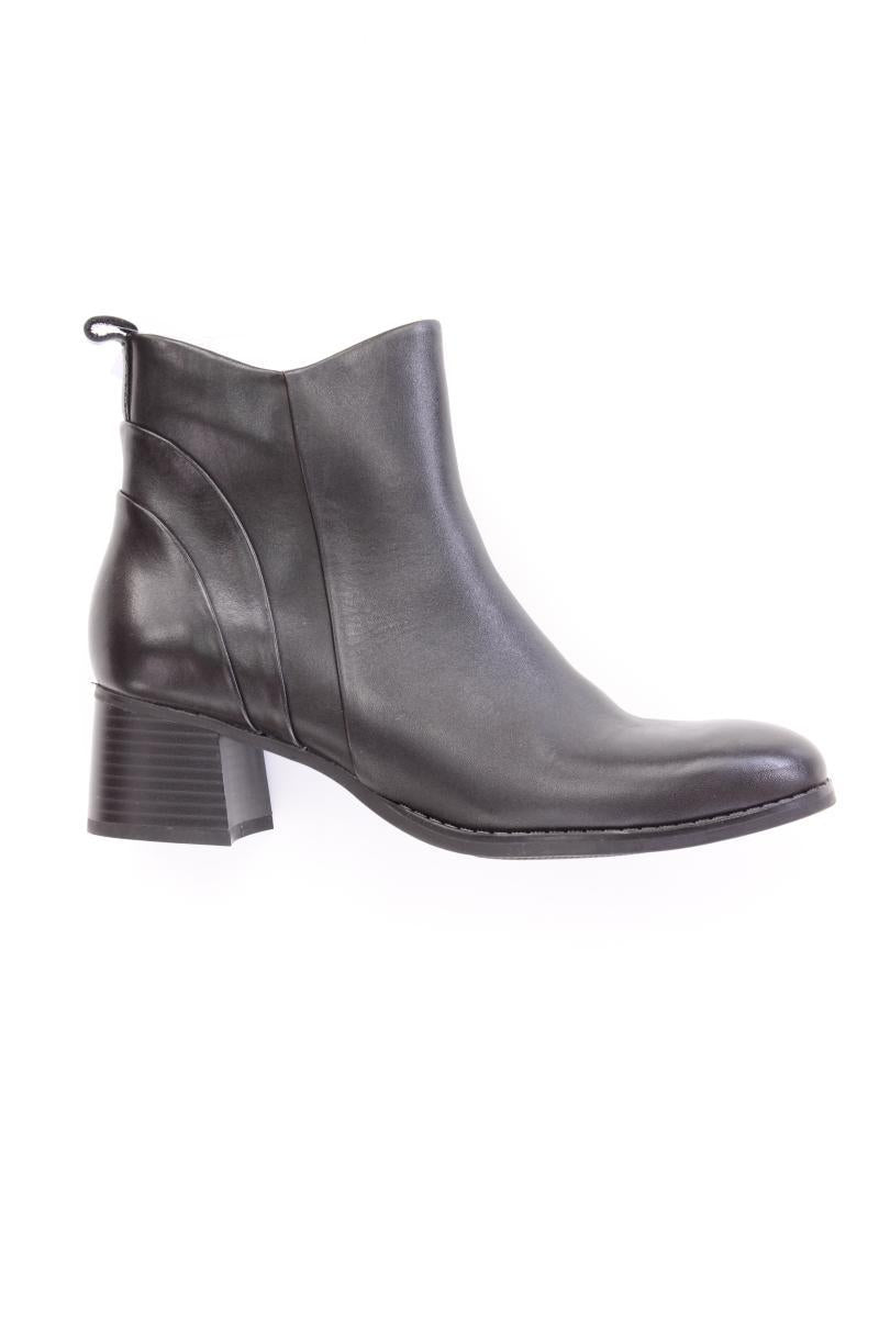 Marco Tozzi Stiefeletten Gr. 39 neuwertig schwarz aus Leder