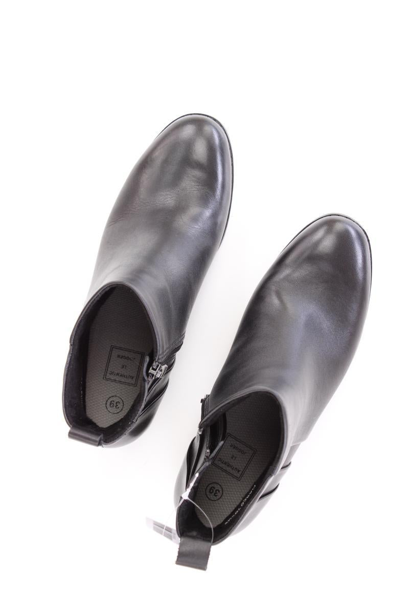 Marco Tozzi Stiefeletten Gr. 39 neuwertig schwarz aus Leder