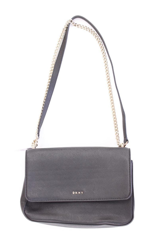 DKNY Schultertasche schwarz aus Kunstleder