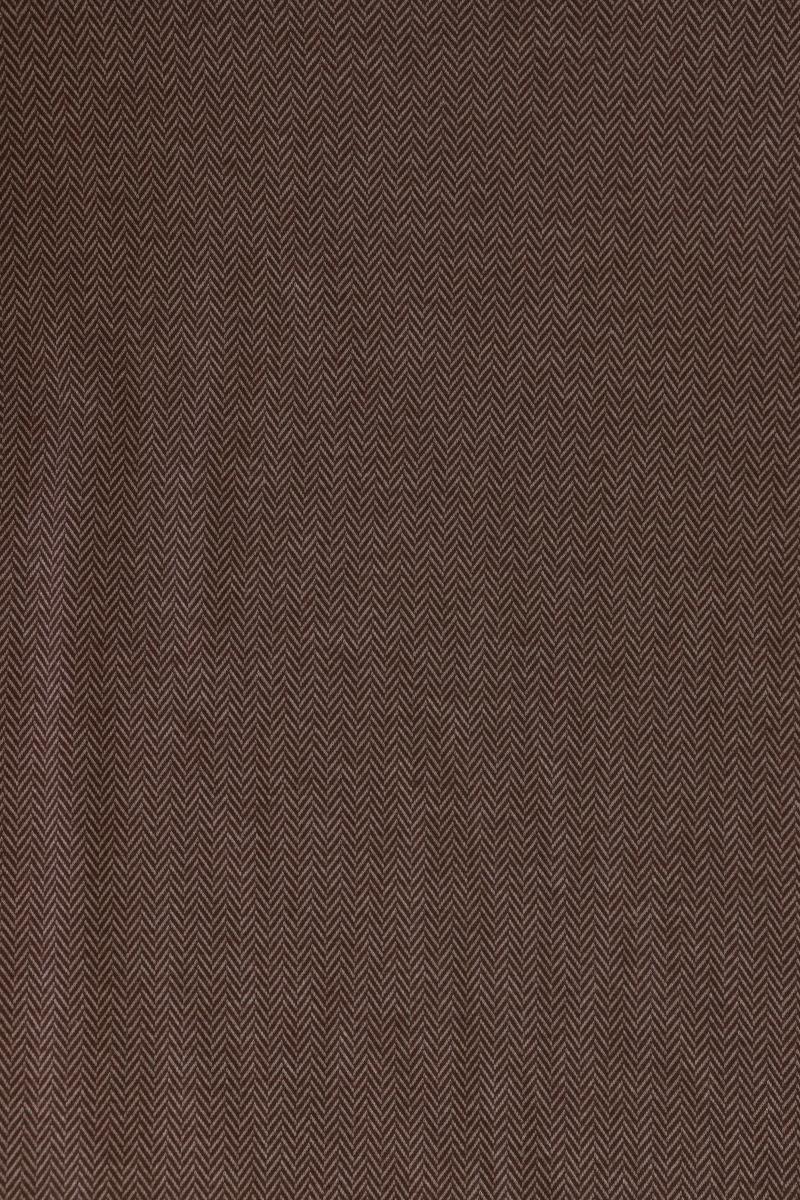 Ichi Kurzarmkleid Gr. L mit Fischgrätenmuster braun